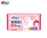 心相印3XCY007+P2(提装湿厕纸系列女性7片装湿巾8包云熊22-1版