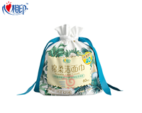 心相印3XCD060（袋装）棉柔系列60片装洗脸巾3袋装（卷式袋装）